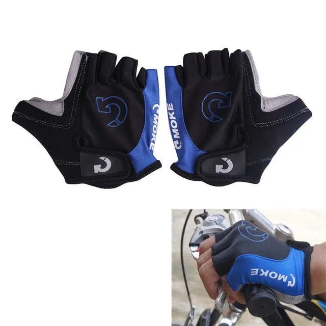 Cycling Gloves Half Finger Anti Slip Gel Pad Breathable Motorcycle MTB Mountain Road Bike Gloves Men Sports Bicycle Gloves S-XL