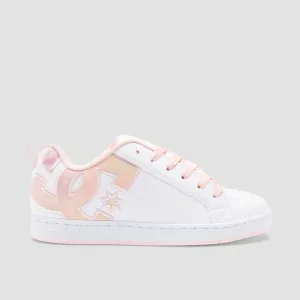 DC Court Graffik Shoes - Peach Parfait - Womens