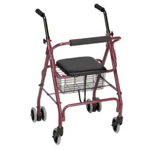 Deluxe Aluminium Weight Activated Walker Rollator