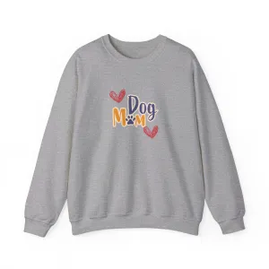 Dog Mom Crewneck Sweatshirt College Style | Perfect Gift for Her, Dog Lover Apparel, Dog People Shirt