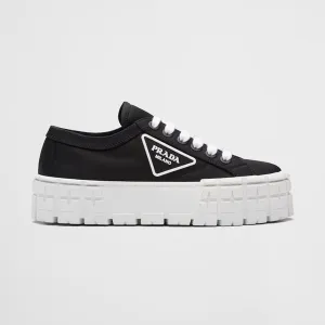 Double Wheel Re-Nylon Gabardine Sneakers