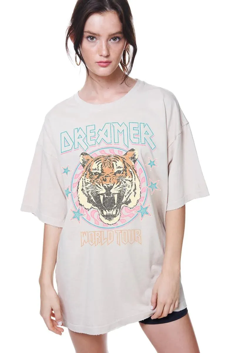 Dreamer Tiger Graphic Tee