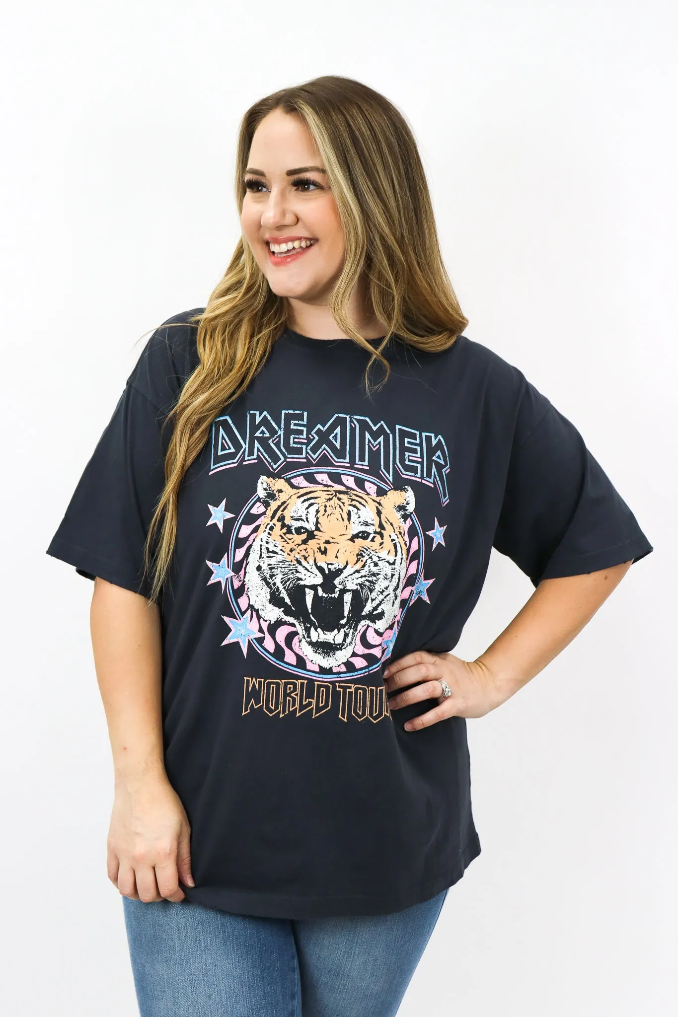 Dreamer Tiger Graphic Tee