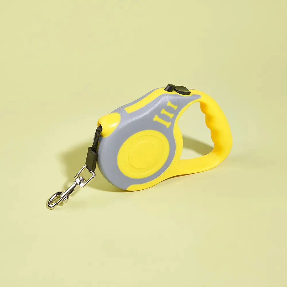 Durable & Stylish Retractable Dog Leash - Perfect for Walks & Hikes