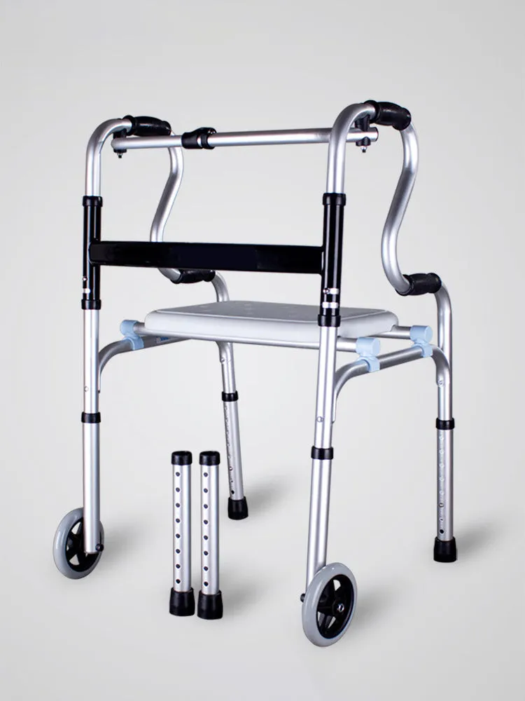 Elderly Walking Aids For The Elderly With Seat Walking Aids