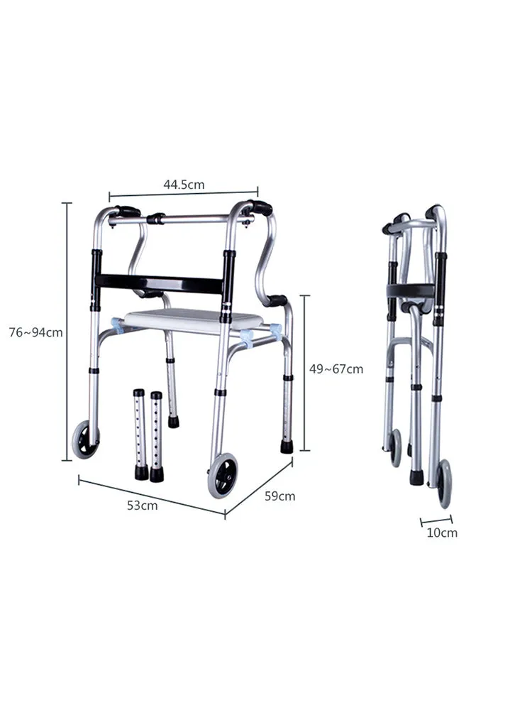 Elderly Walking Aids For The Elderly With Seat Walking Aids