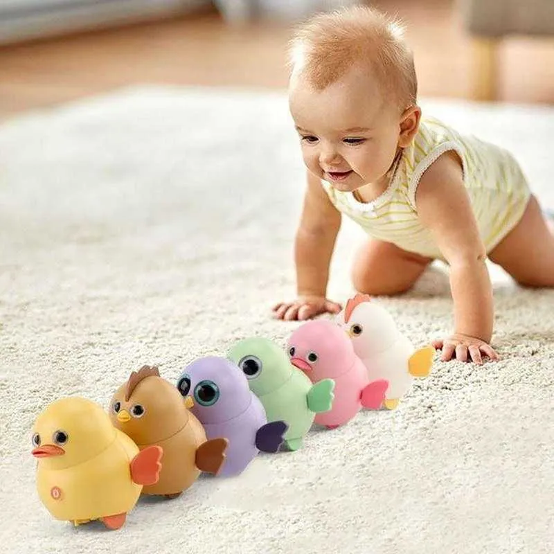 Electric Swing Chick Magnetic Walking Duck Interactive Toy for Kids