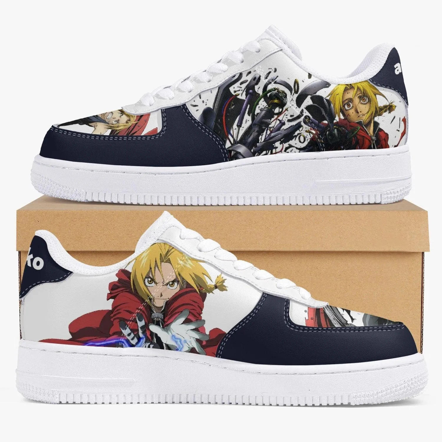 Fullmetal Alchemist Edward Air F1 Anime Shoes