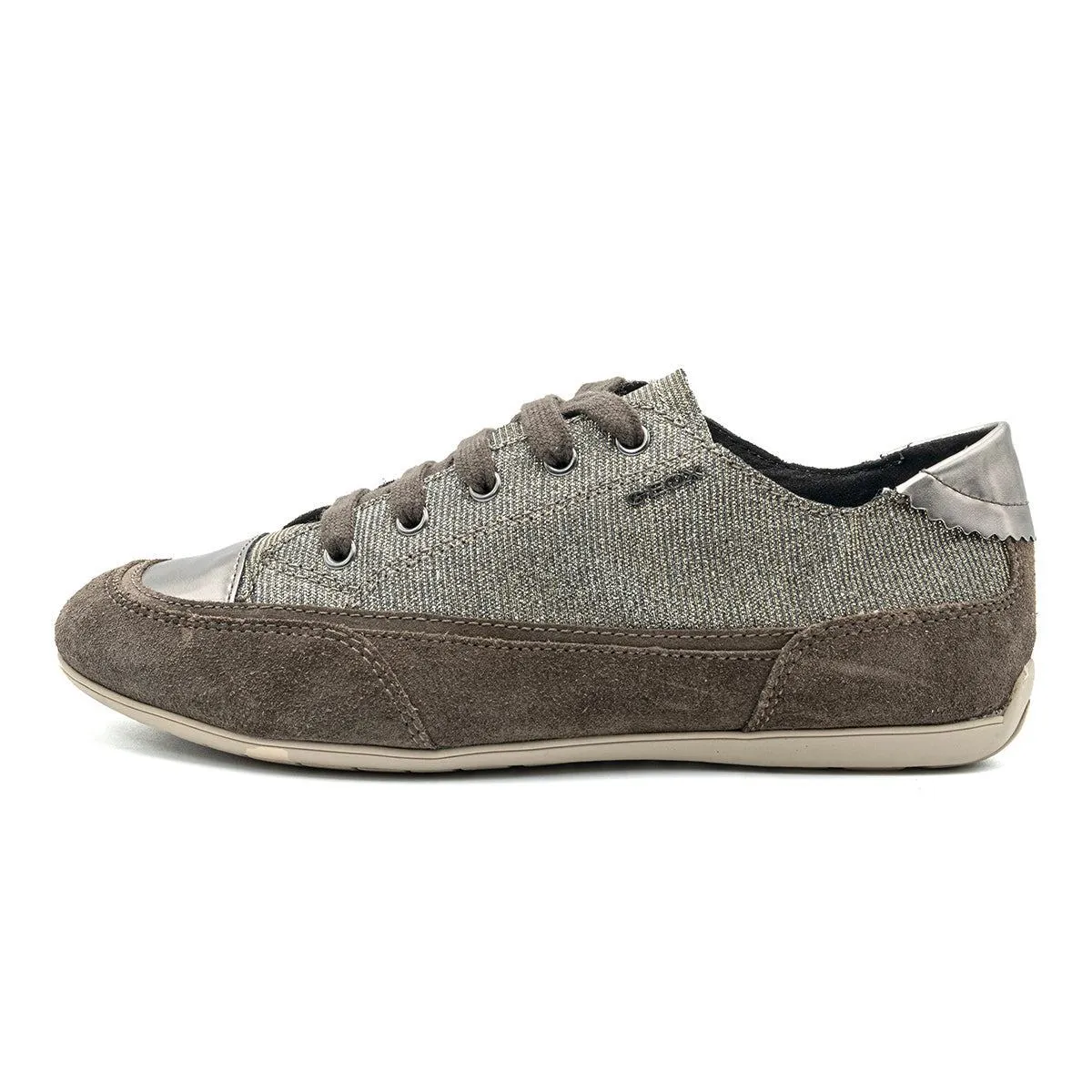 Geox Lifestyle Low-Top Sneakers Suede Black Colour For Women