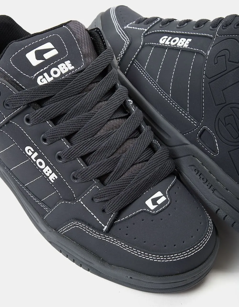 Globe Tilt Skate Shoes - Ebony/Stitch