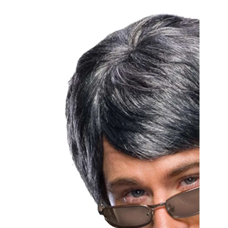 Grey Mens Wig