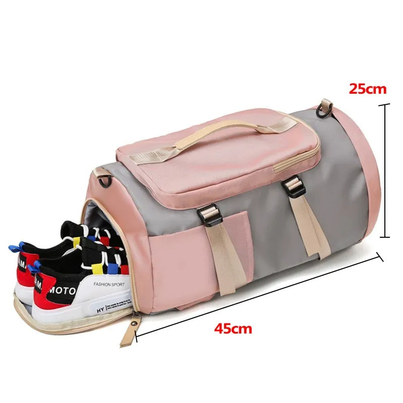 Gym Fitness Sports Backpack With Shoe Pocket