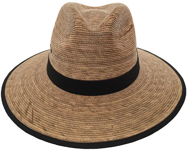 Headchange Mexican Moreno Palm Straw Safari Fedora Sun Hat