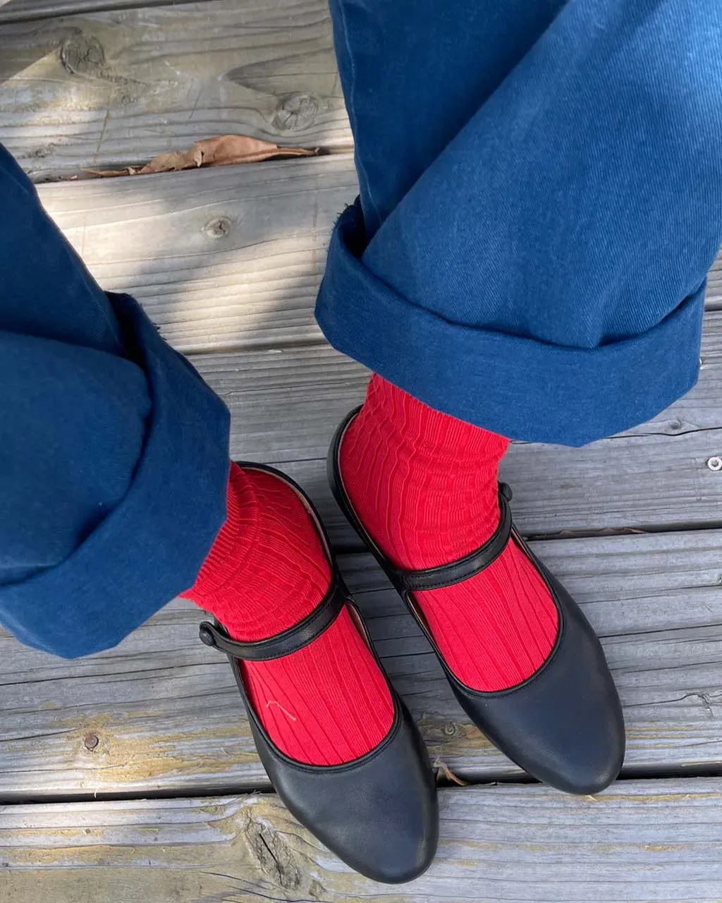 Her Socks - Classic Red