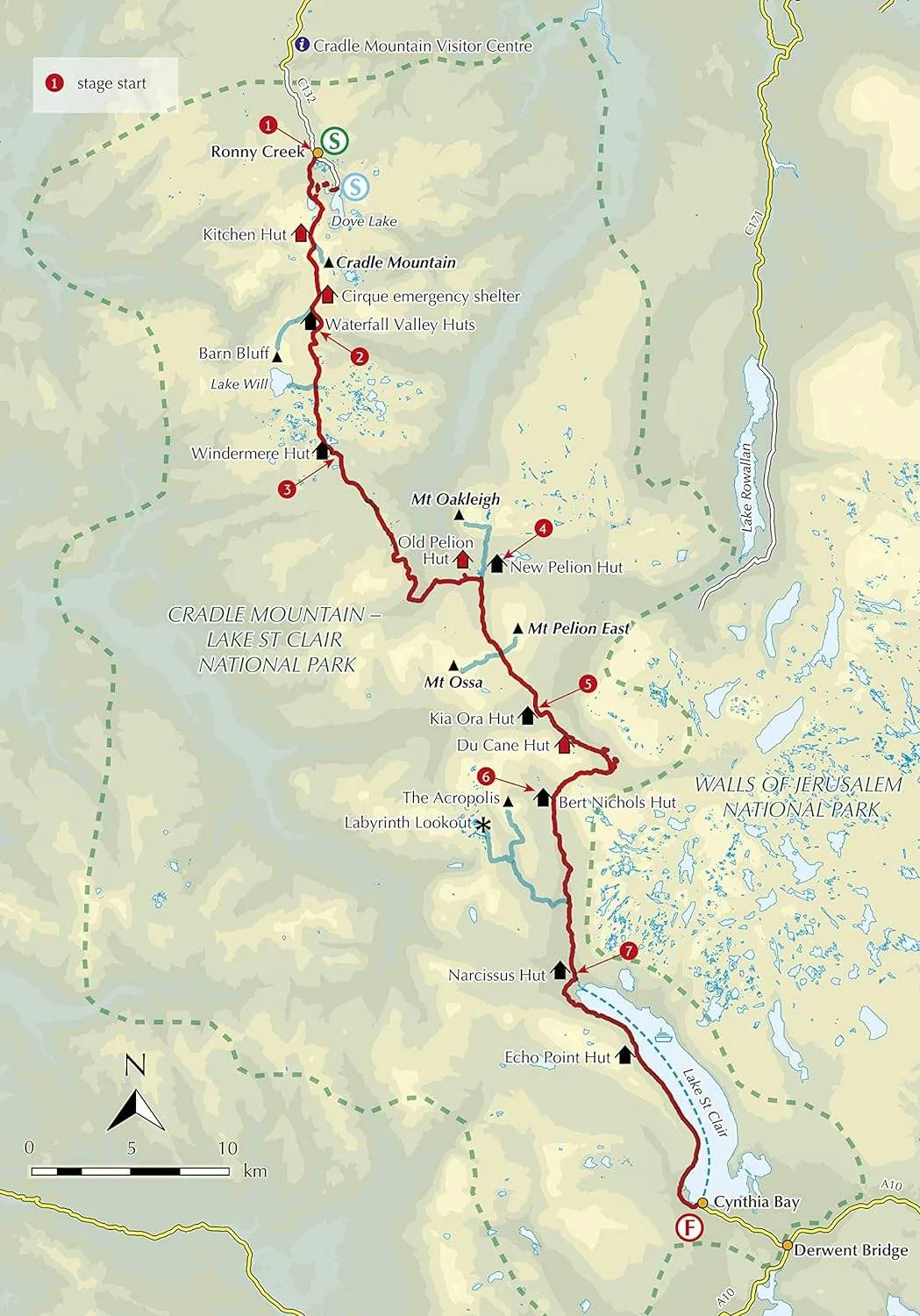 Hiking the Overland Track by Cicerone (2020)