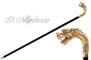 il Marchesato Walking Cane - Golden Dragon