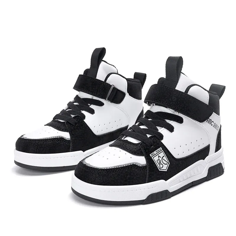 Kids Casual Board High Top Non Slip Basketball Sneakers