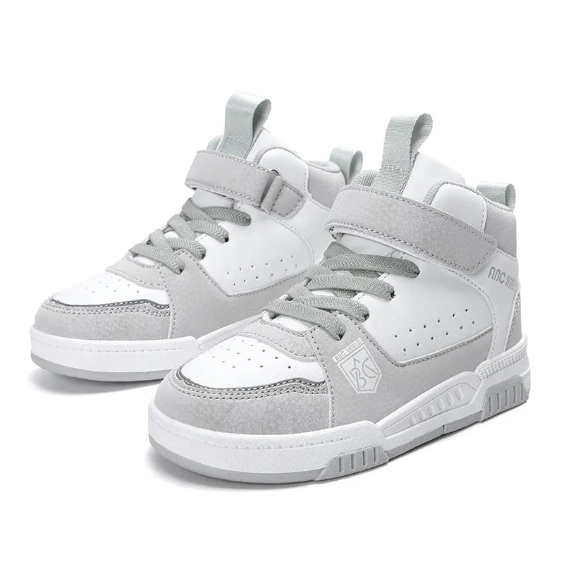 Kids Casual Board High Top Non Slip Basketball Sneakers