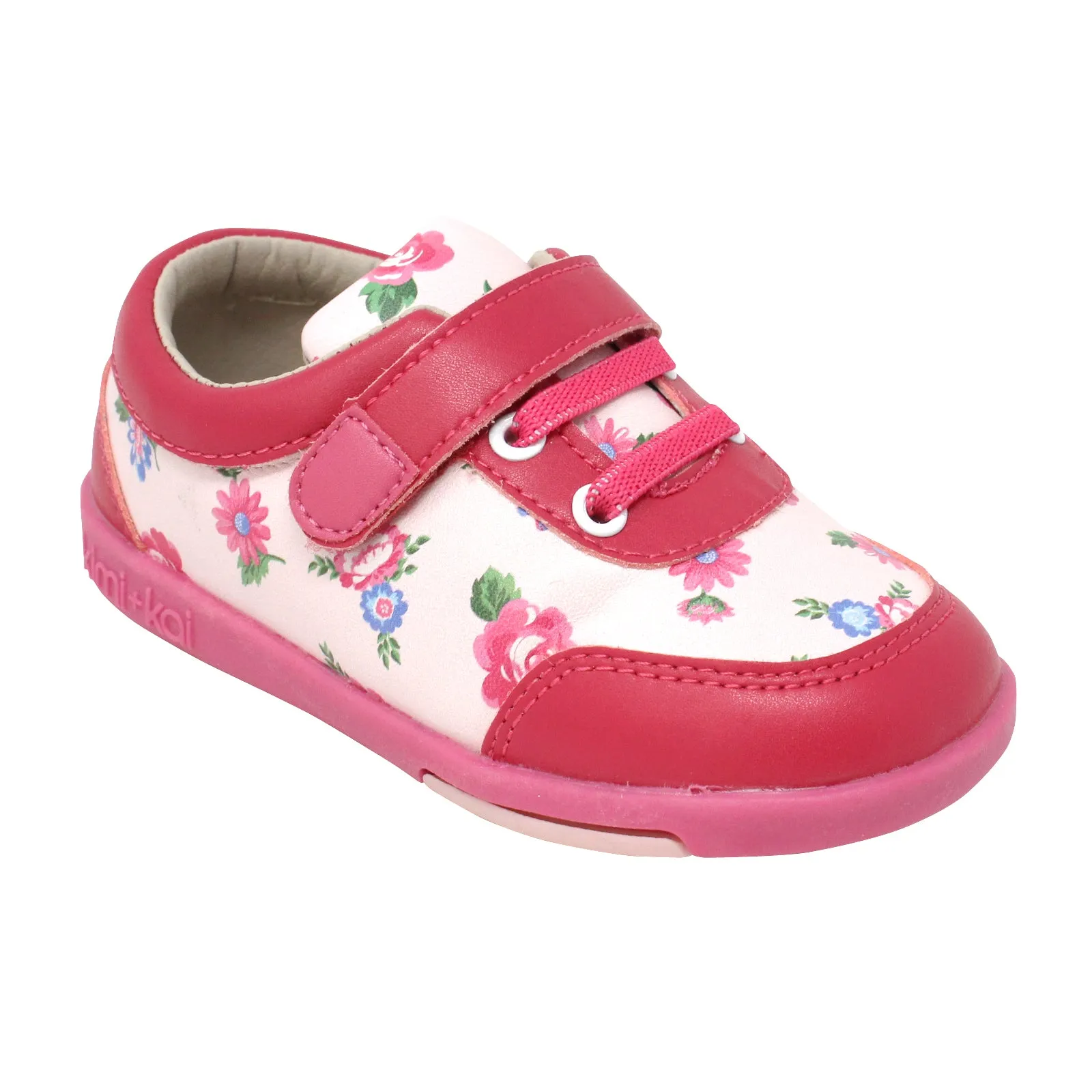 Kimi   Kai Girl's "Kloe" Floral Sneaker Shoes (First Walker & Toddler)