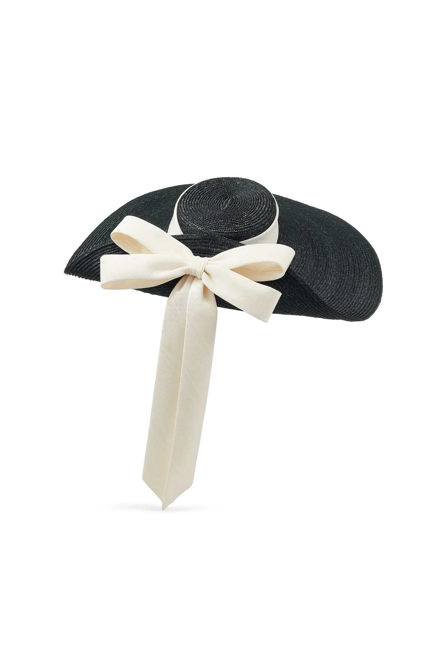 Lady Grey Black Wide Brim Hat