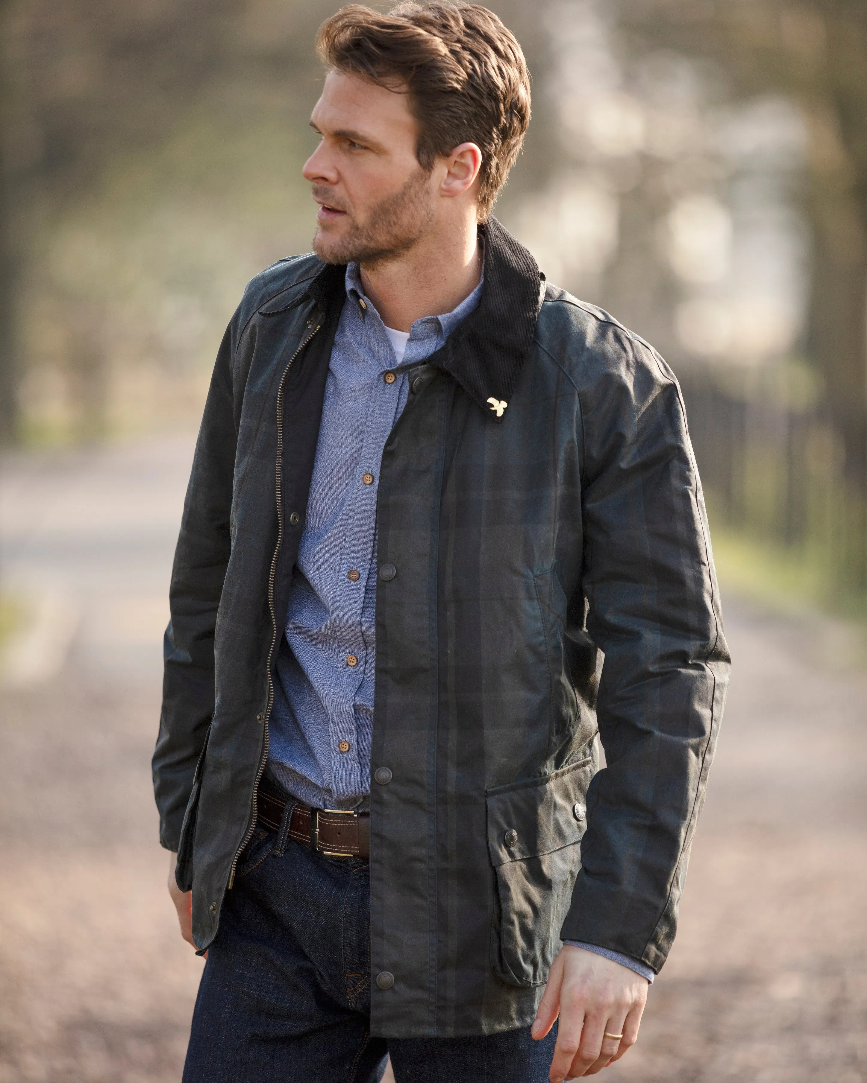 Landowner Wax Walking Jacket - Dundee Check