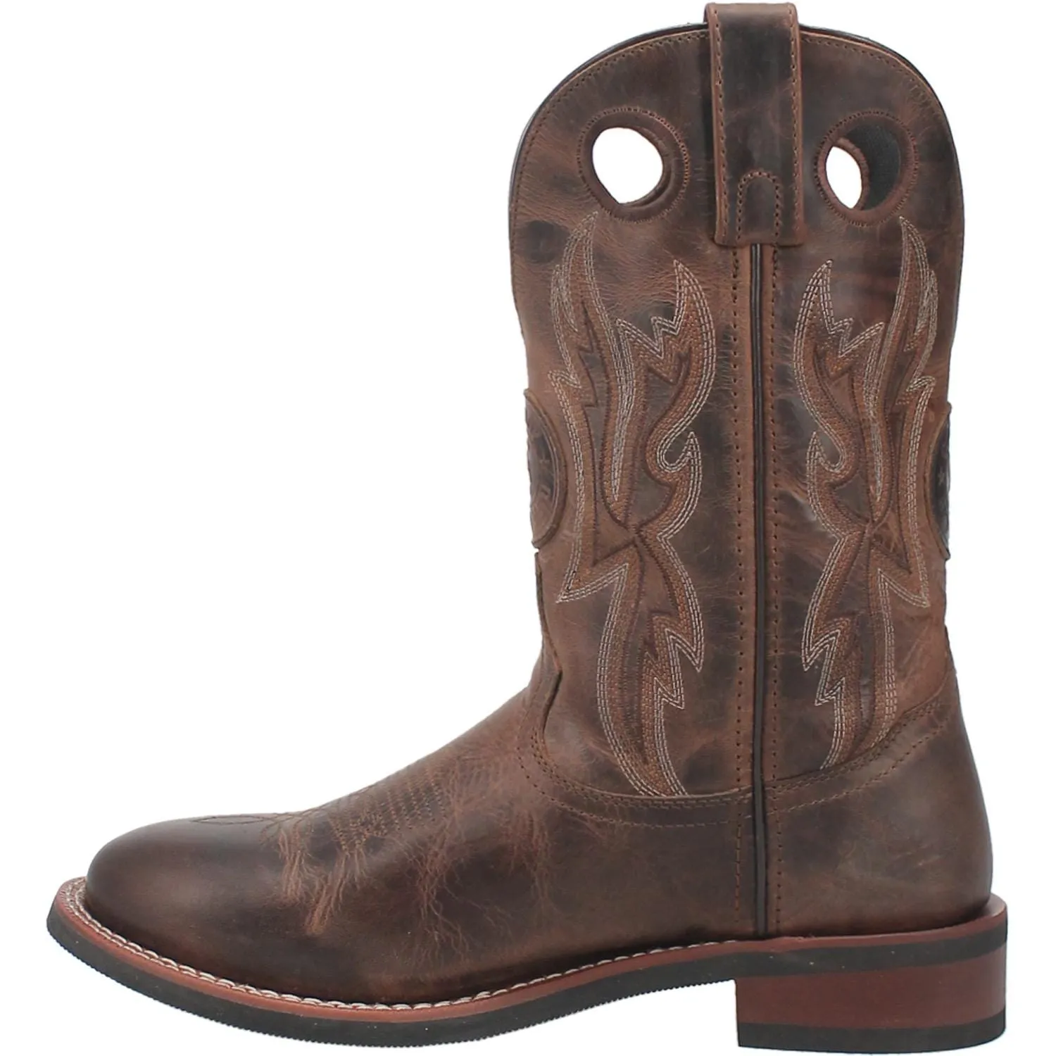 Laredo Men's Dawson Brown Leather Cowboy Boots 7915