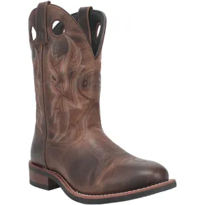 Laredo Men's Dawson Brown Leather Cowboy Boots 7915