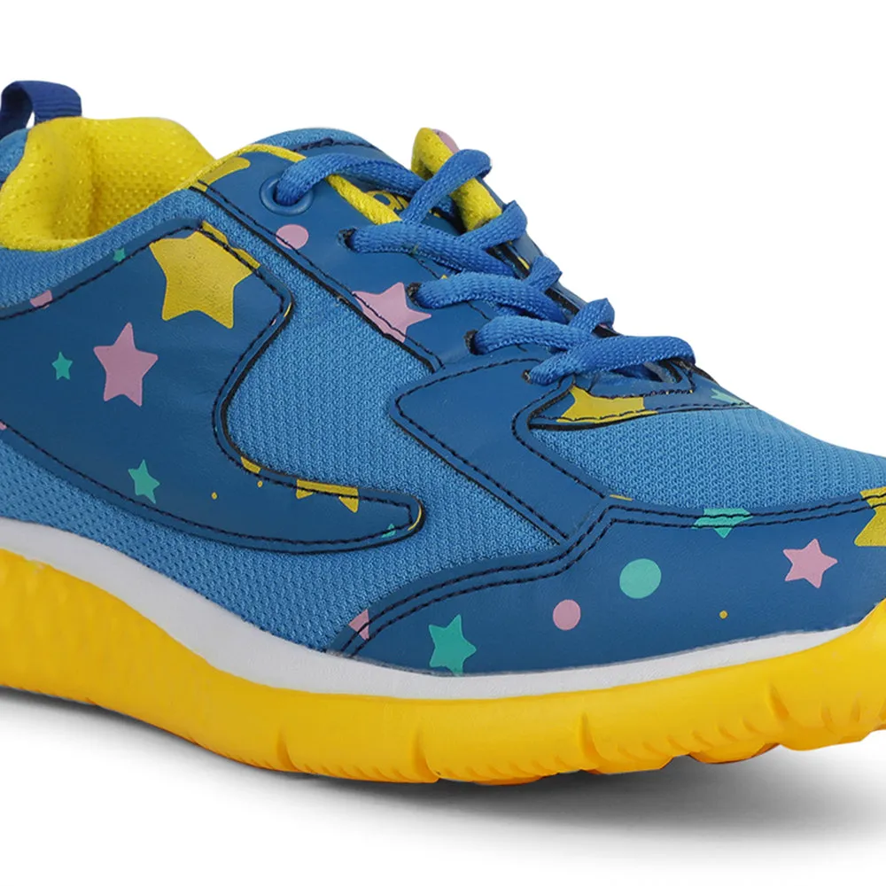 Leap7x Royal Blue Casual Lacing Shoes For Kids JAMIE 51L By Liberty