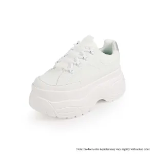 MAVEN-1 THICK PLATFORM SNEAKER - WHITE