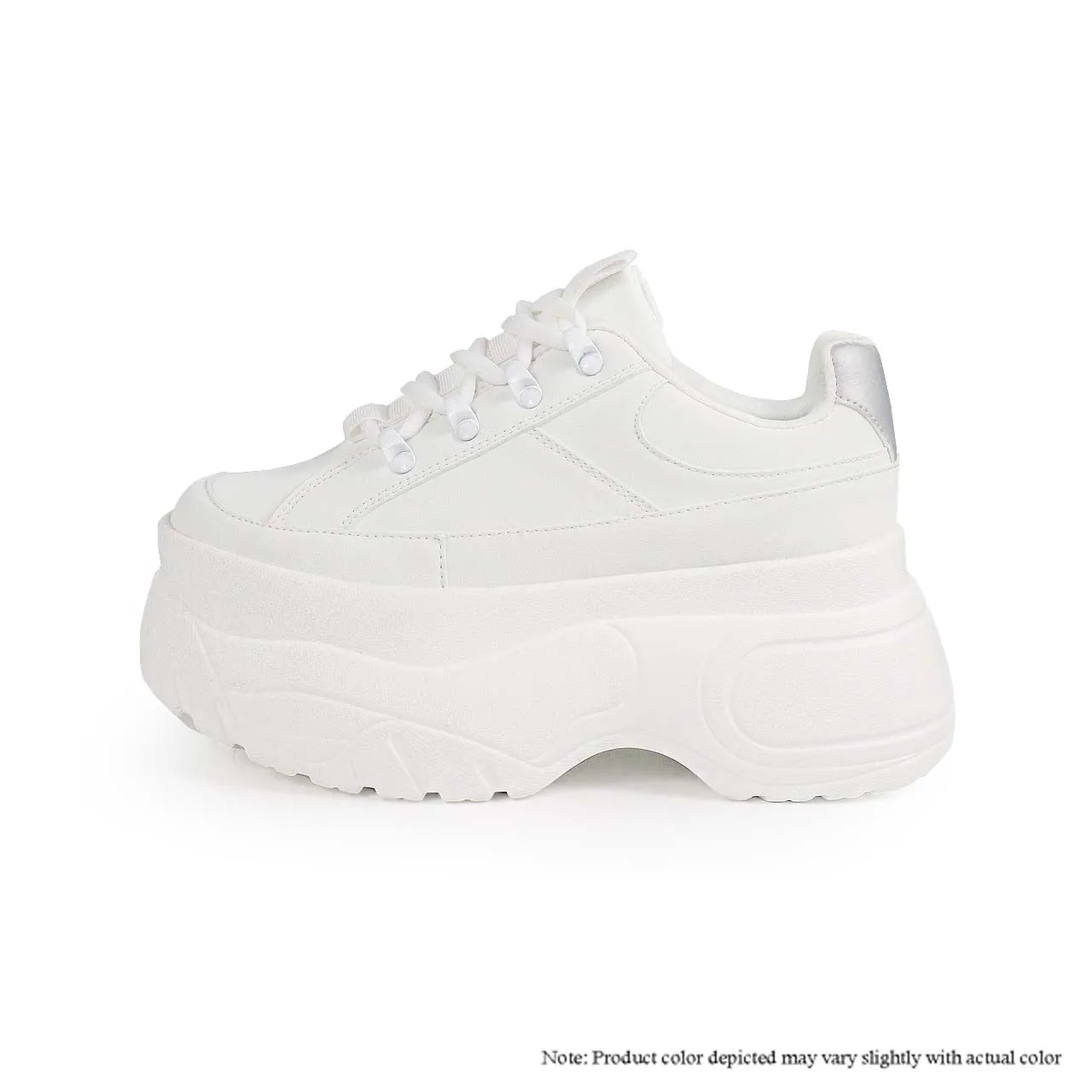 MAVEN-1 THICK PLATFORM SNEAKER - WHITE