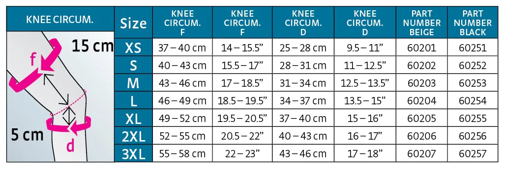 medi protect Seamless Knit Knee Support w/Silicone Topband