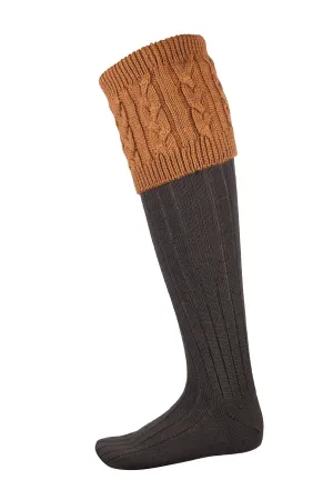 Mens Cable Knit Socks