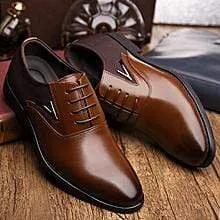 Men's Suede Leather Lace Up Stylish Shoes, Brown Maroon Derby Casual Shoes