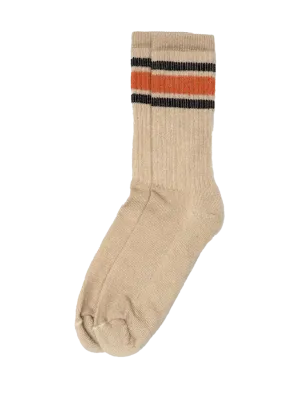 Merino Activity Socks- Tan/Rust