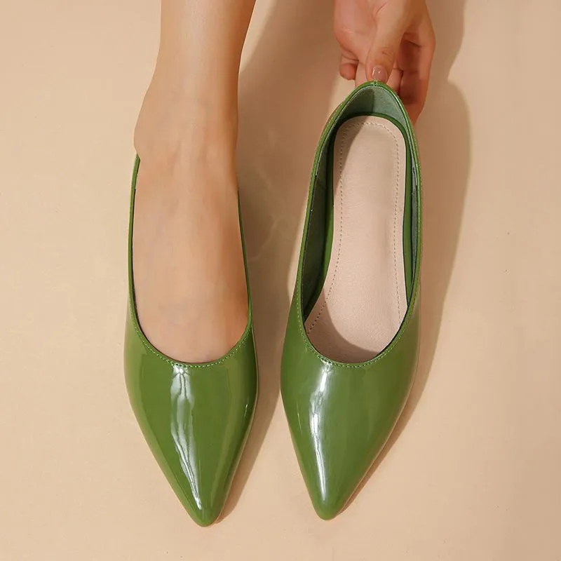 Minimalist Pointed Toe Flat Shoes