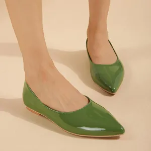 Minimalist Pointed Toe Flat Shoes