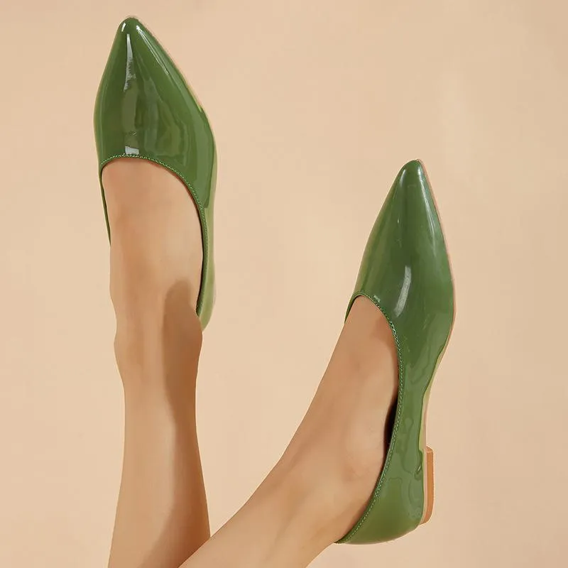 Minimalist Pointed Toe Flat Shoes