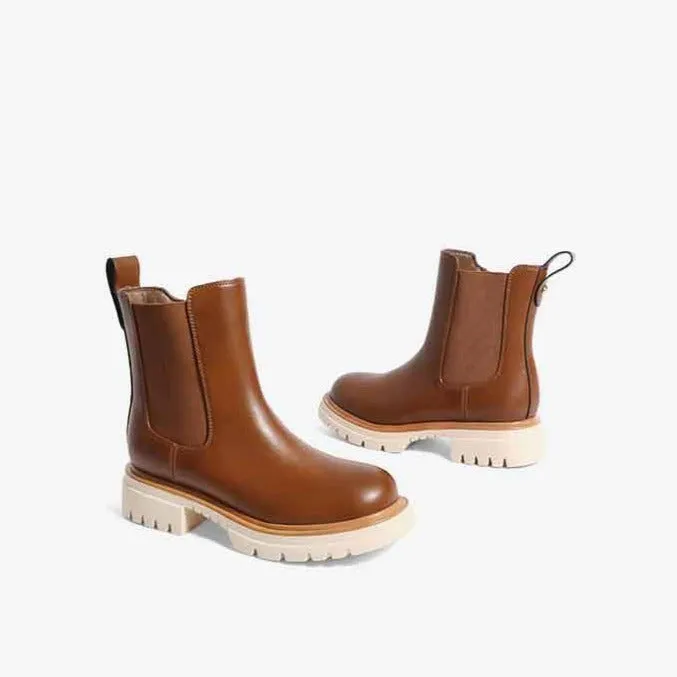 Minimalist Slip-On Chelsea Boots