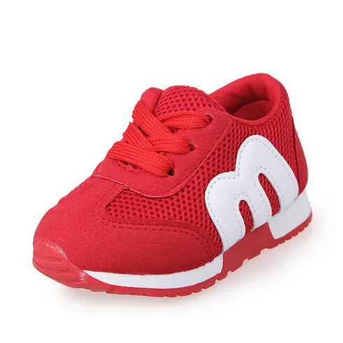 New Children Shoes Girls Boys Sport Shoes Antislip Soft Bottom Kids Fashion Sneaker Comfortable Breathable Mesh(Baby/Little Kid)