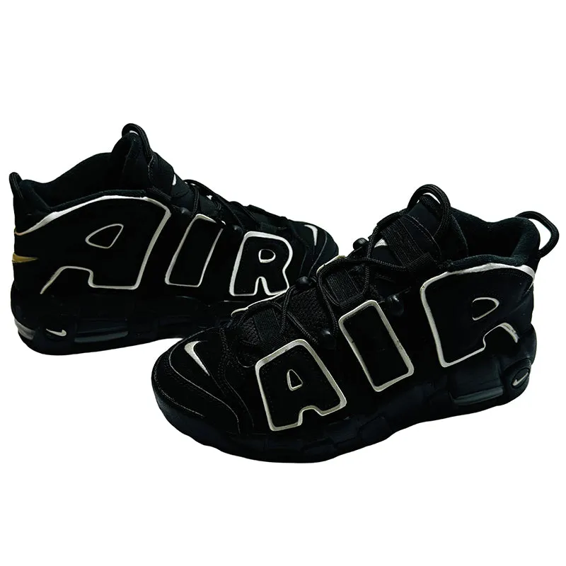 Nike Air More UPTEMPO (GS) Black Shoes - 415082-002