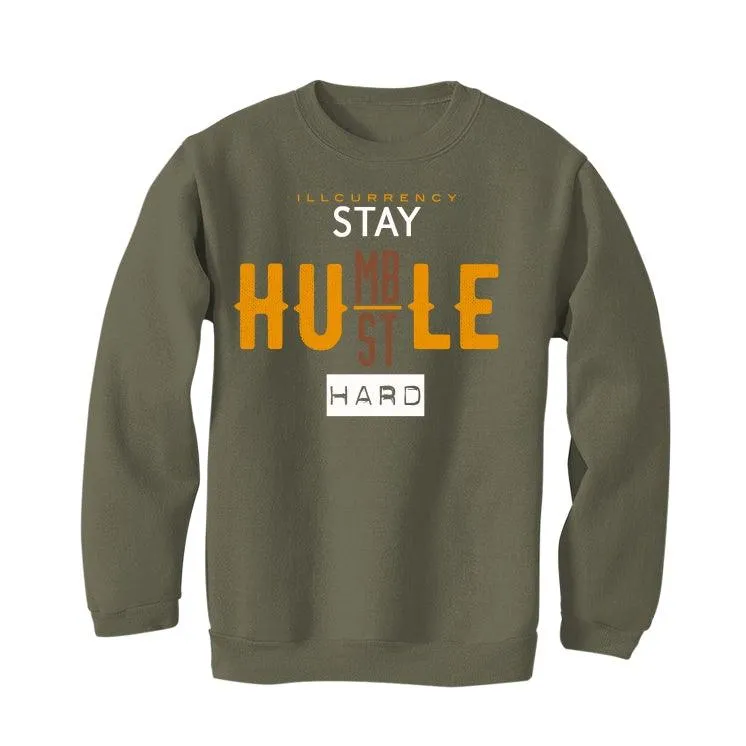 Nike Dunk Low Dusty Olive Gold Military Green T-Shirt (Stay Humble Hustle Hard)