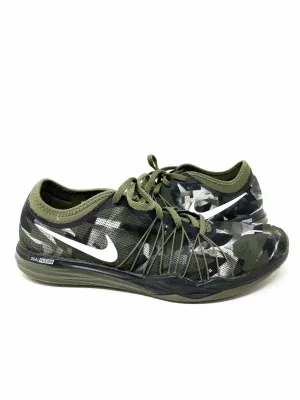 Nike Women's Green/Black Lace-up Camoflage ATHLETIC Size 12 Sneakers