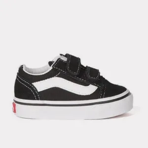 Old Skool V- Toddler- Black/White