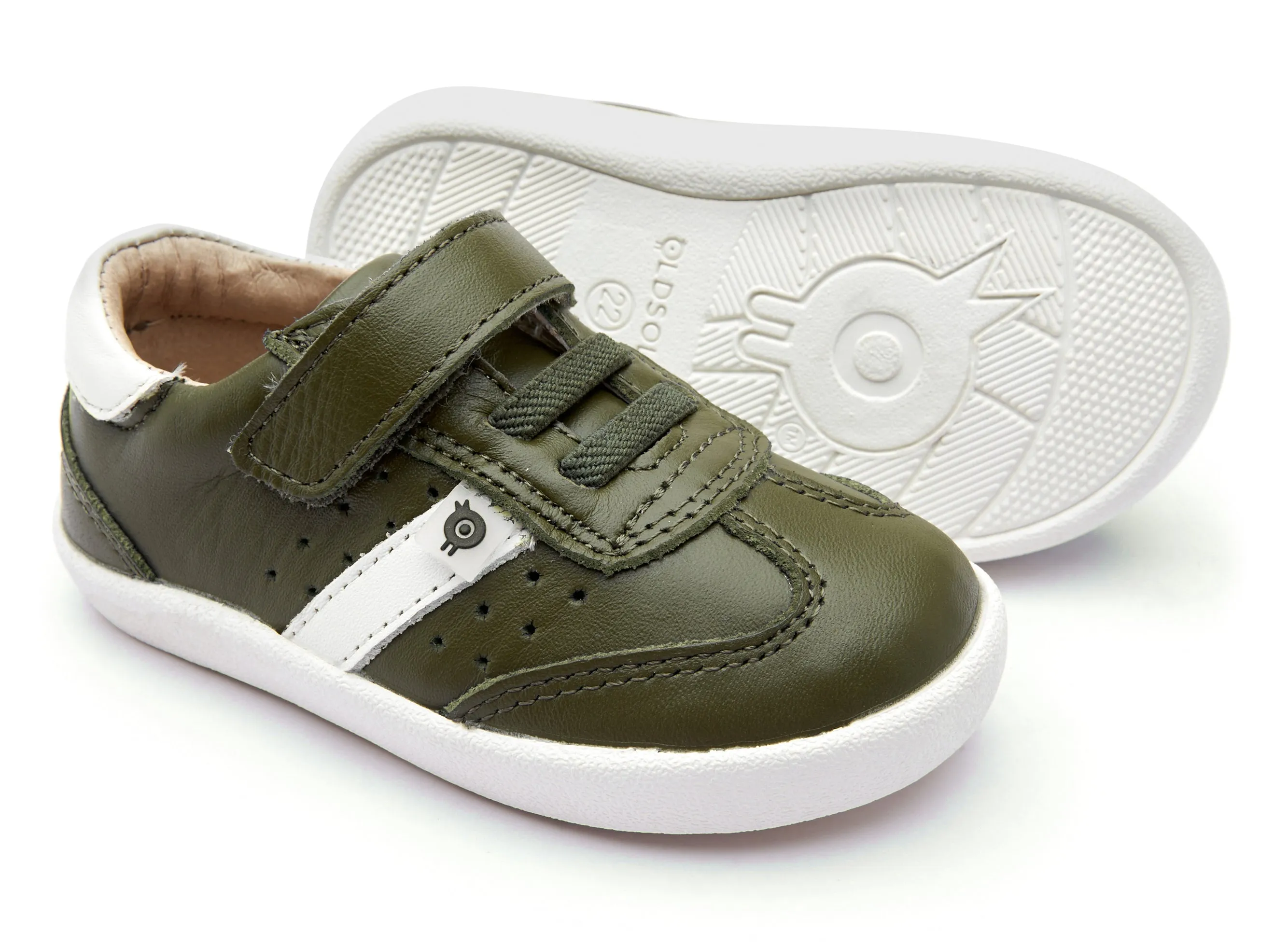 Old Soles Boy's Loadout Shoes, Militare/White