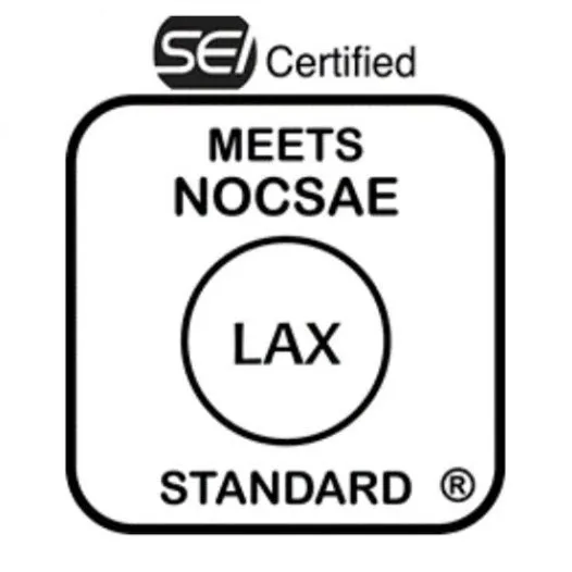 Orange Champion Sports Lacrosse Ball meets NOCSAE standard SEI Certified