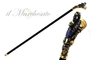 Original Scorpion Handle with Sapphire crystals