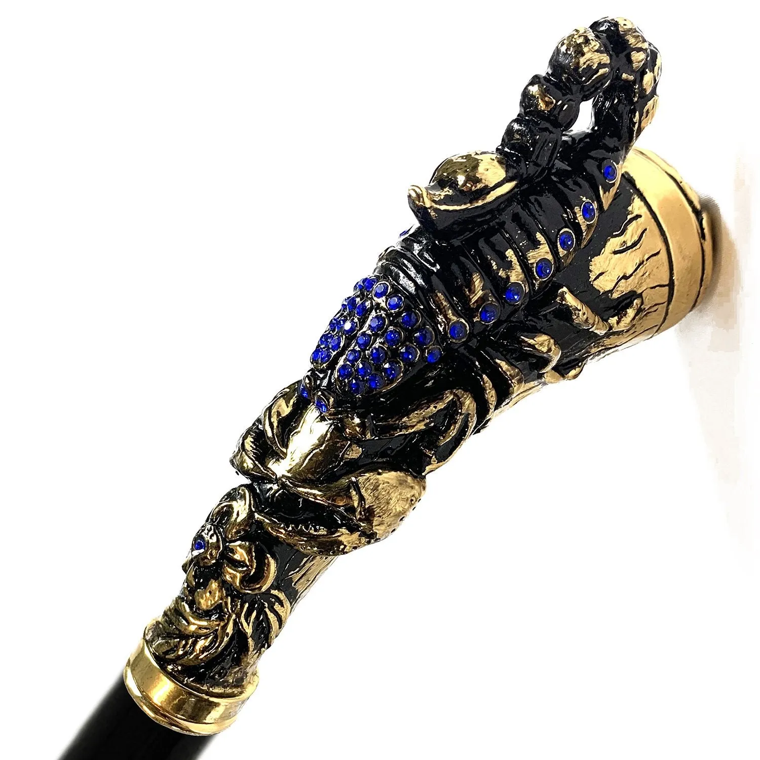 Original Scorpion Handle with Sapphire crystals