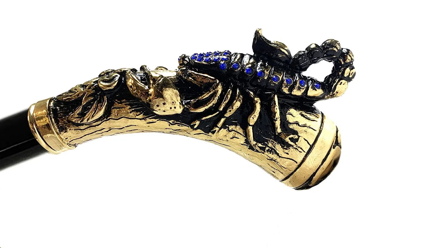 Original Scorpion Handle with Sapphire crystals