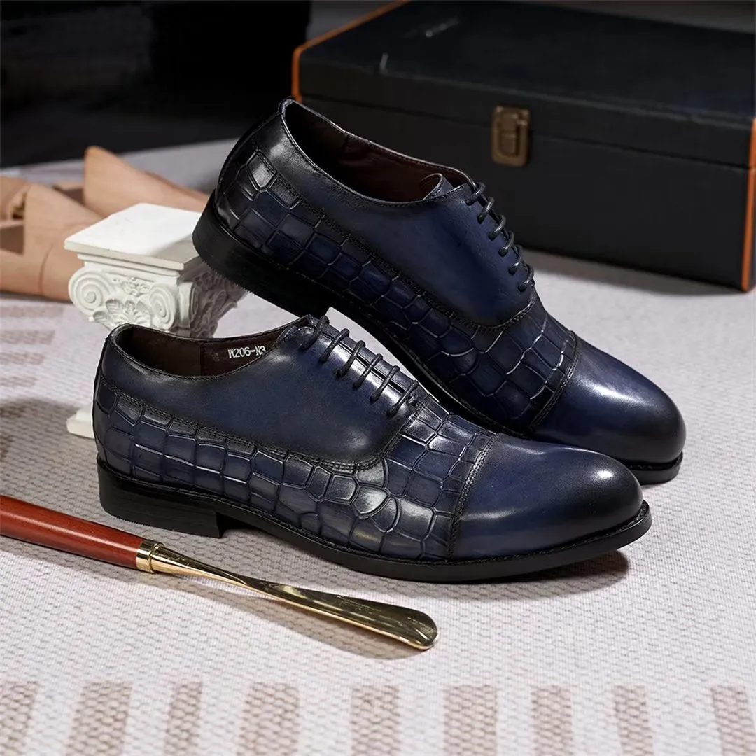 Panache Filled Executive Leather Shoes