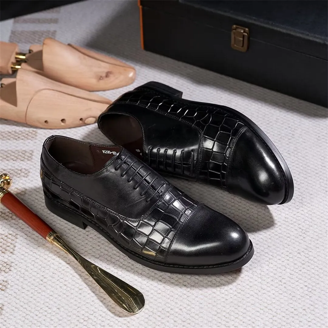 Panache Filled Executive Leather Shoes